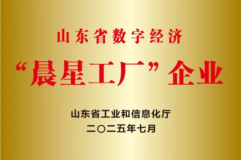 喜報！銳智智能成功入選2025年度山東省數(shù)字經(jīng)濟“晨星工廠”建設(shè)試點名單